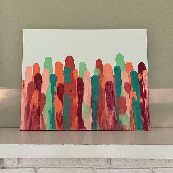 Abstract acrylic painting on canvas! - Picture 1 of 1